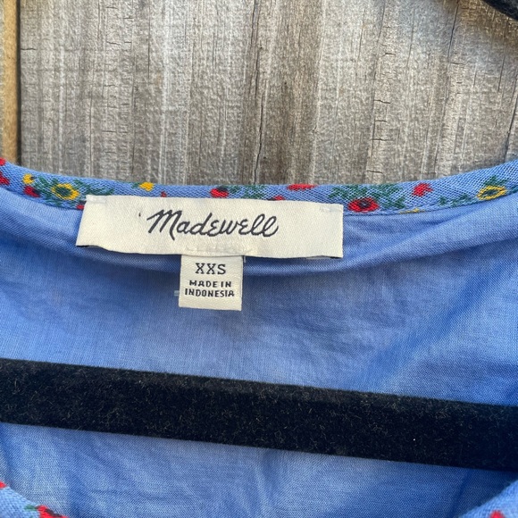 Madewell Tie-Sleeve Tiered Midi Dress in Calico Floral - Picture 6 of 8